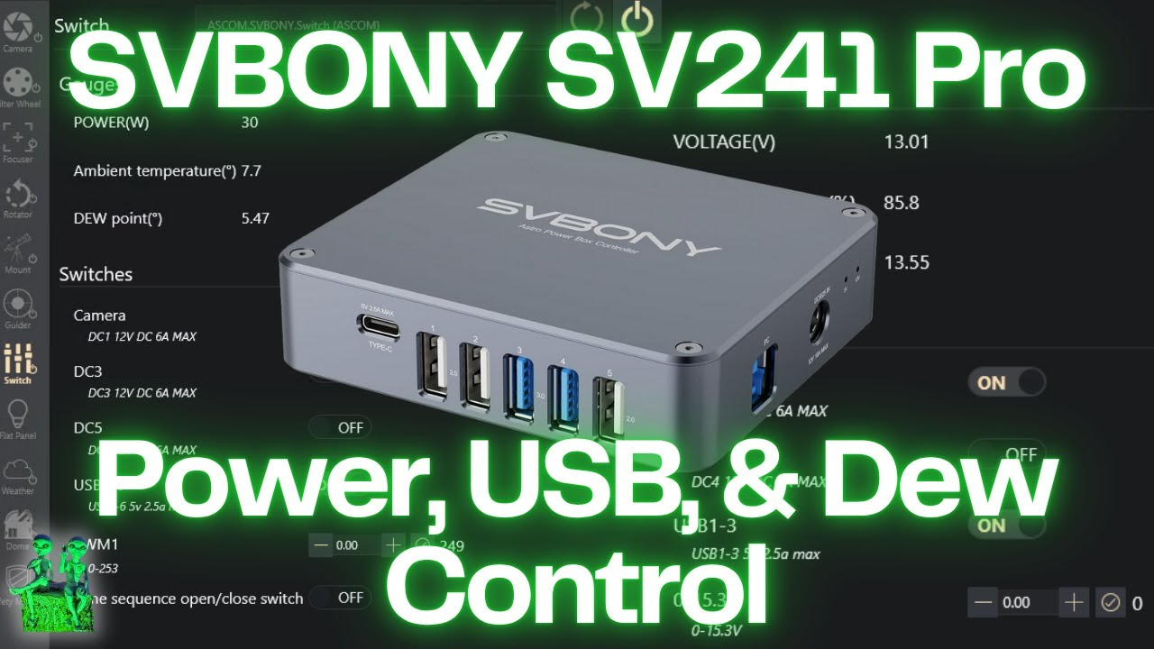 Обзор Svbony SV241 Pro — интеллектуальное управление мощностью и росой для вашей астрономической ...