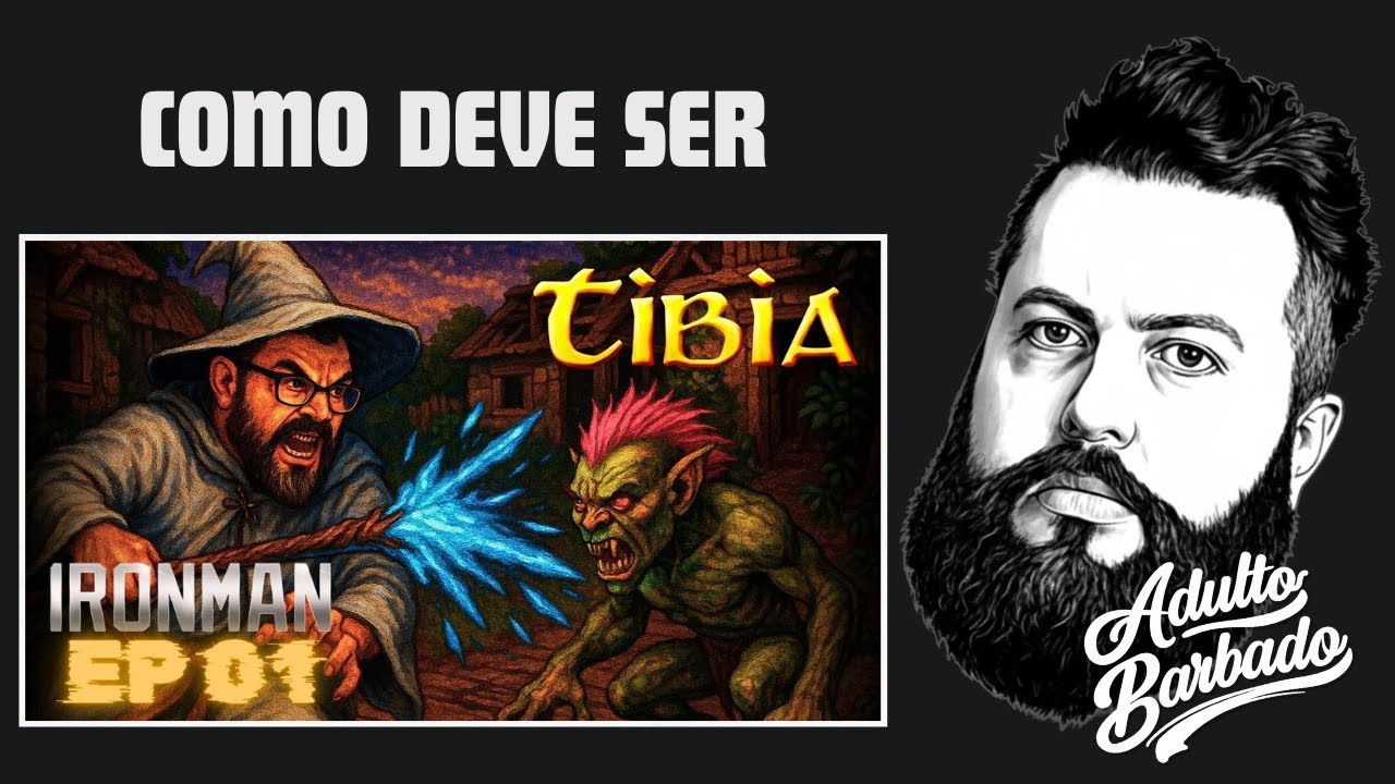 🟣Tibia: COMO FAZER UM BOM IRONMAN || @ErikPino369