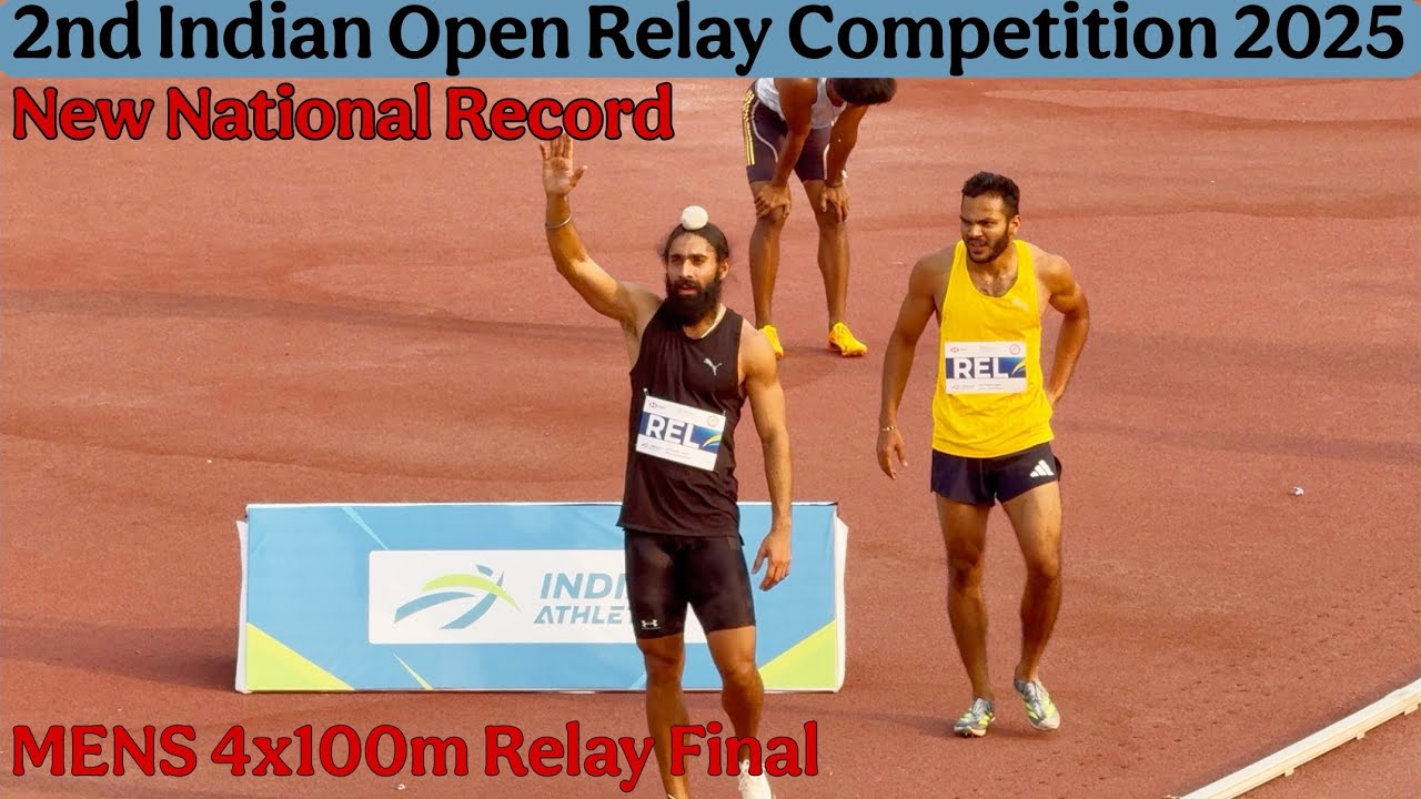 4 x 100m Relay-Mens  || 2nd Indian Open Relay Competition 2025