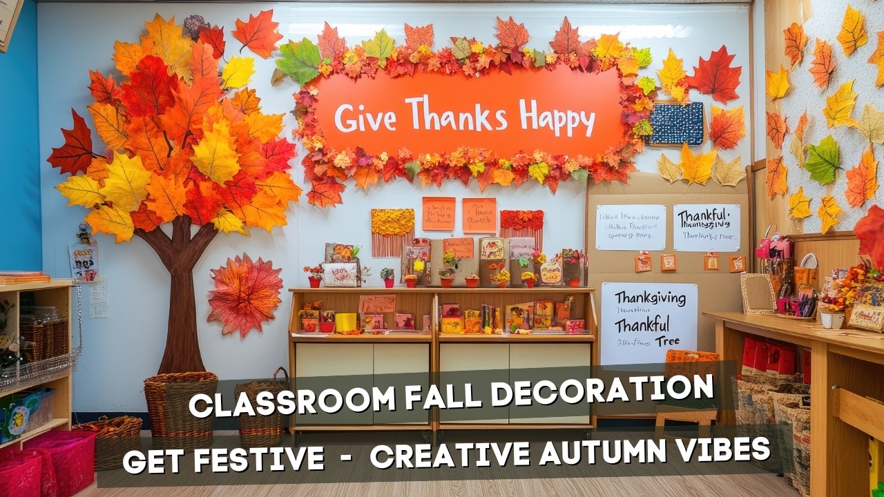 Get Festive in Your Classroom with Simple Fall Decoration Ideas: Creative Autumn Vibes