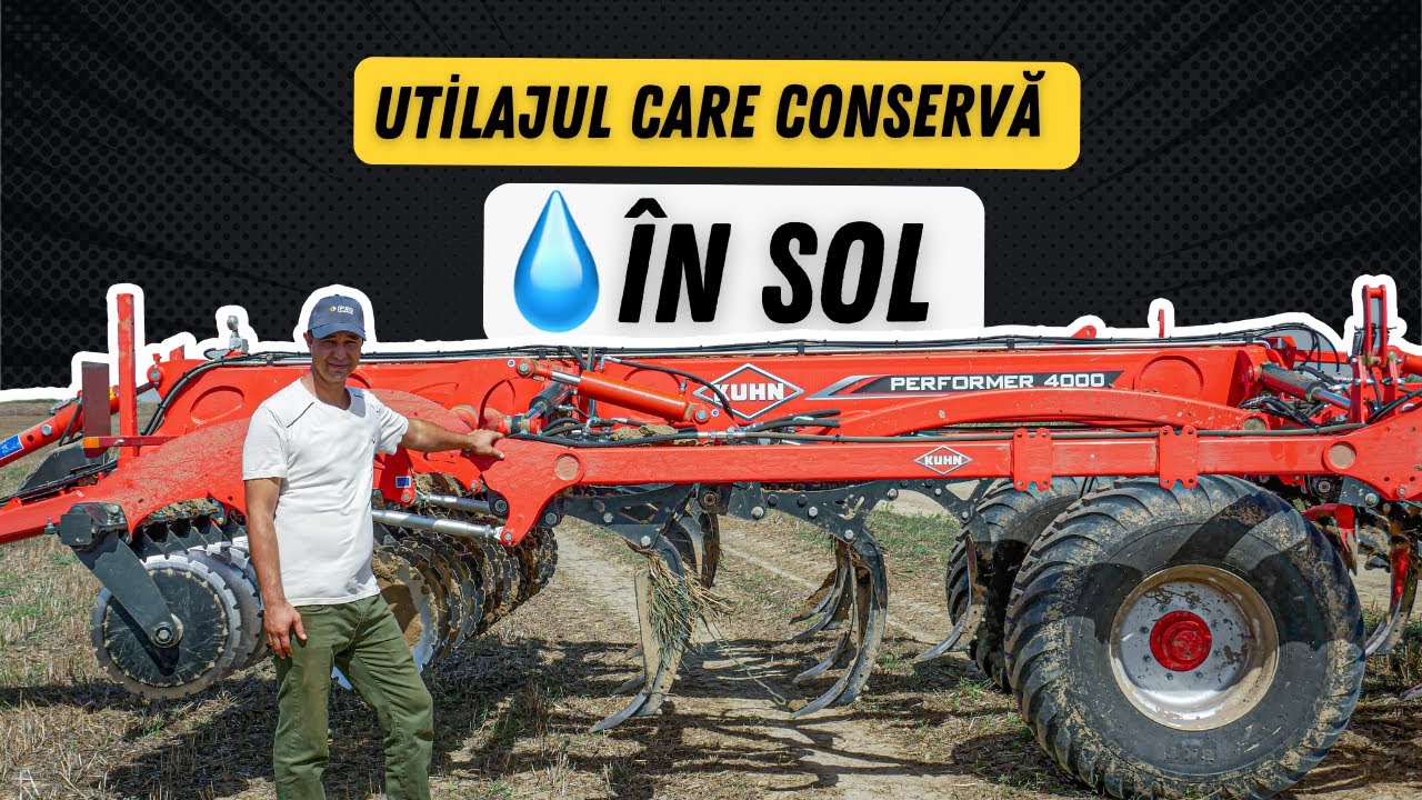 💧Utilajul care te ajută să conservi apa în sol, Kuhn Performer!