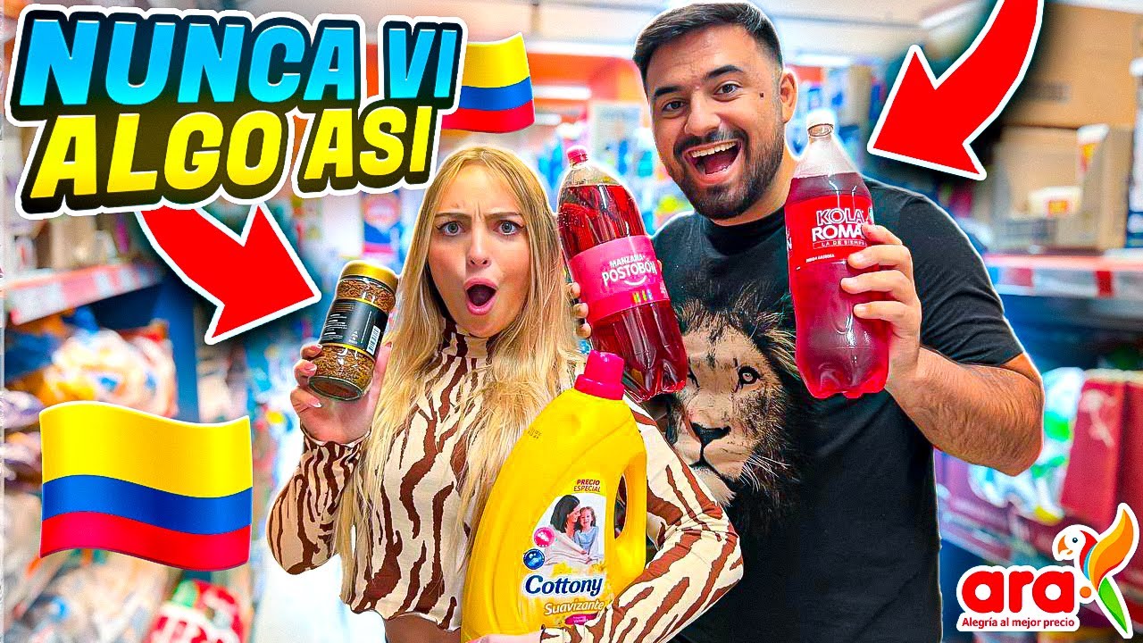 ASI ES EL SUPERMERCADO MAS BARATO DE COLOMBIA!! *visitamos el ARA*