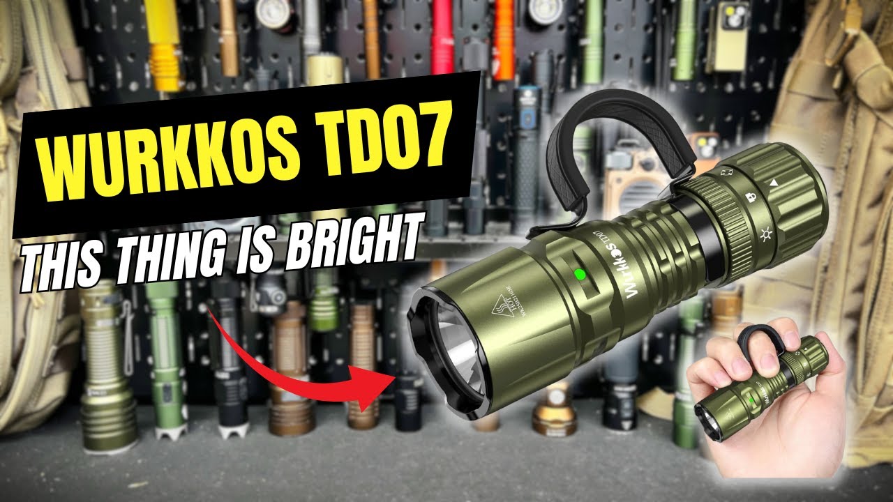Wurkkos TD07 | 1300 Lumens Throw King Tested