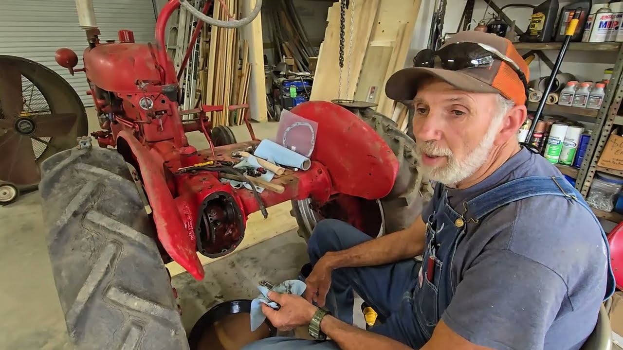 Farmall Cub  Restoration  -  Rebuild and Install PTO Shaft Assembly