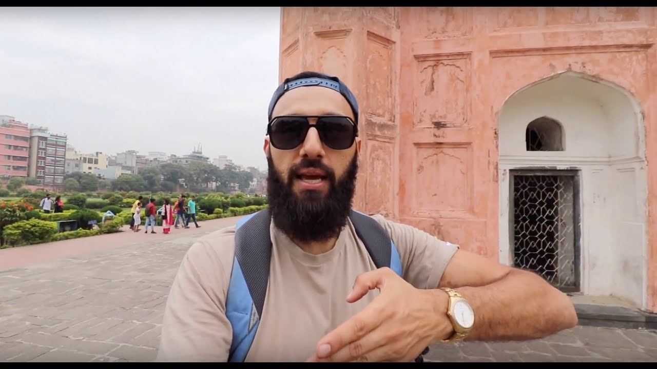 Freestyling with local Bangladesh kids - Travel Vlog - Lalbagh Fort Dhaka City Tour - Zohab Zee Khan
