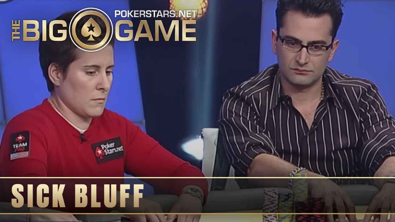 The Big Game S2 &spades;️ E13 &spades;️ Vanessa Selbst HUGE bluff against Antonio Esfandiari &spades;️ PokerStars