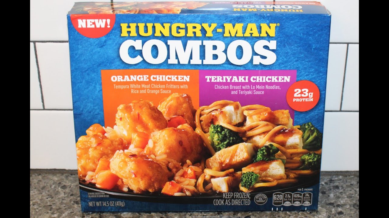 Комбо-наборы от Hungry-Man: обзор курицы в апельсиновом соусе и курицы терияки.