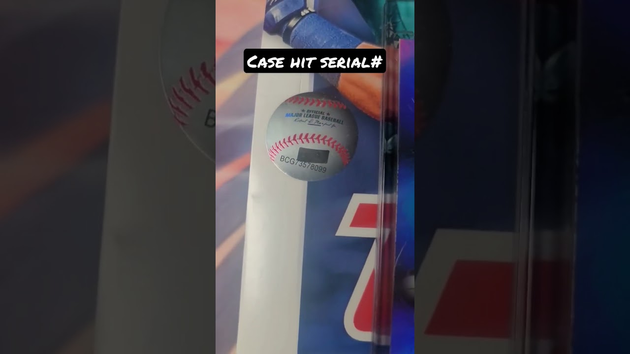 2023 Topps Series 1 Case Hit Serial #shorts #sports #sportcards #topps #casehit #tcg #baseball #fyp