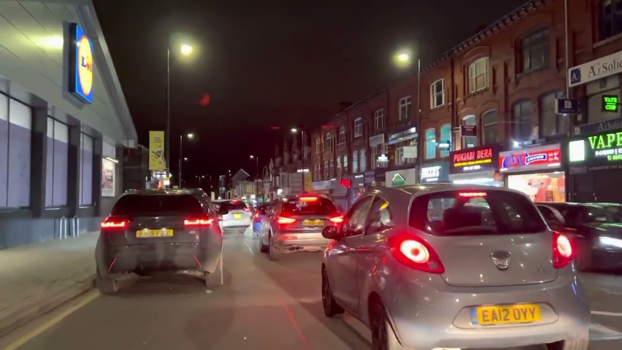 Manchester Stockport Road Longsight Uk 4K Video