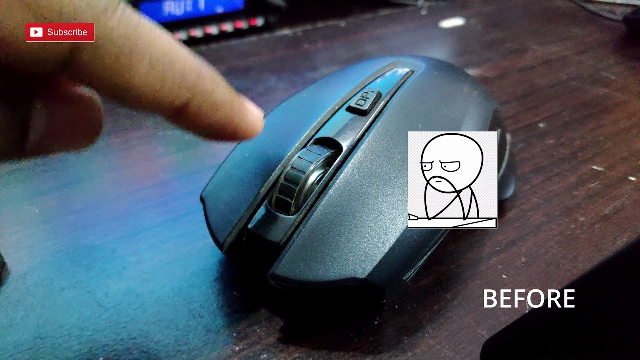 How to make your mouse LESS noisy!