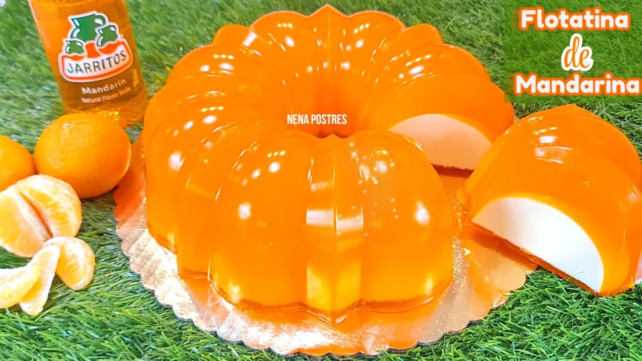 Gelatina Flotatina con Mandarina y 3 Leches 😋 tienes que probarla