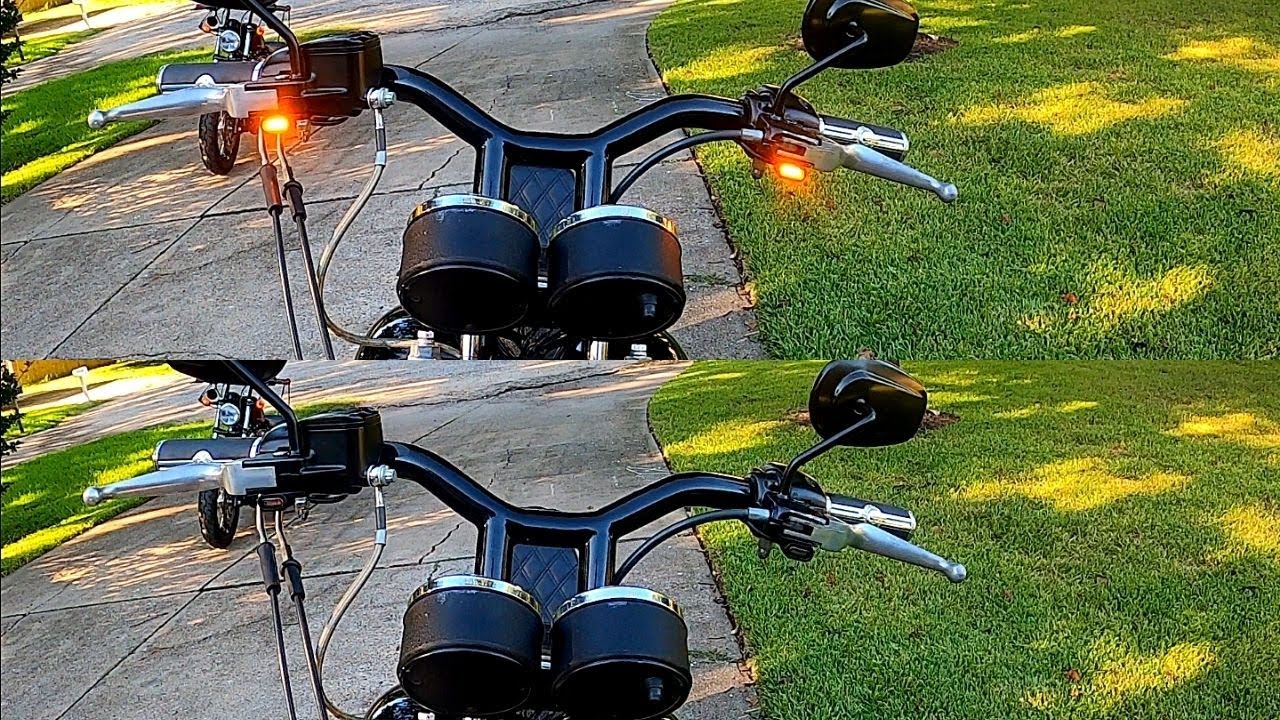 ЛУЧШИЙ вариант переноса светодиодных указателей поворота на Harley Davidson | Чистый и низкий про...