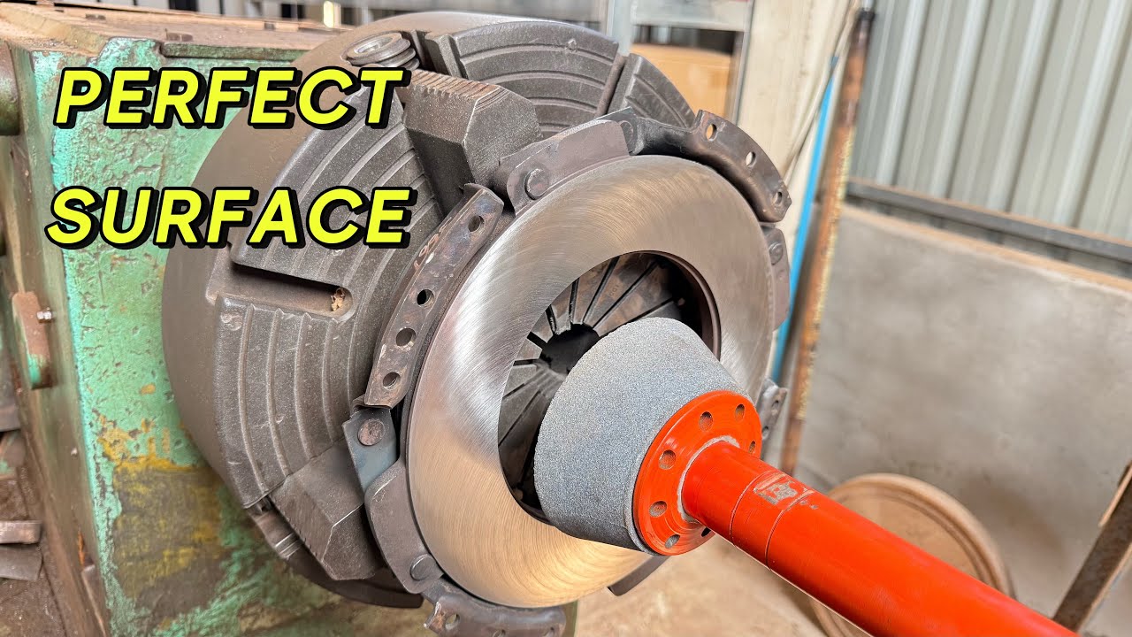 Pressure Plate Repaired PERFECTLY by Grinding on the Lathe