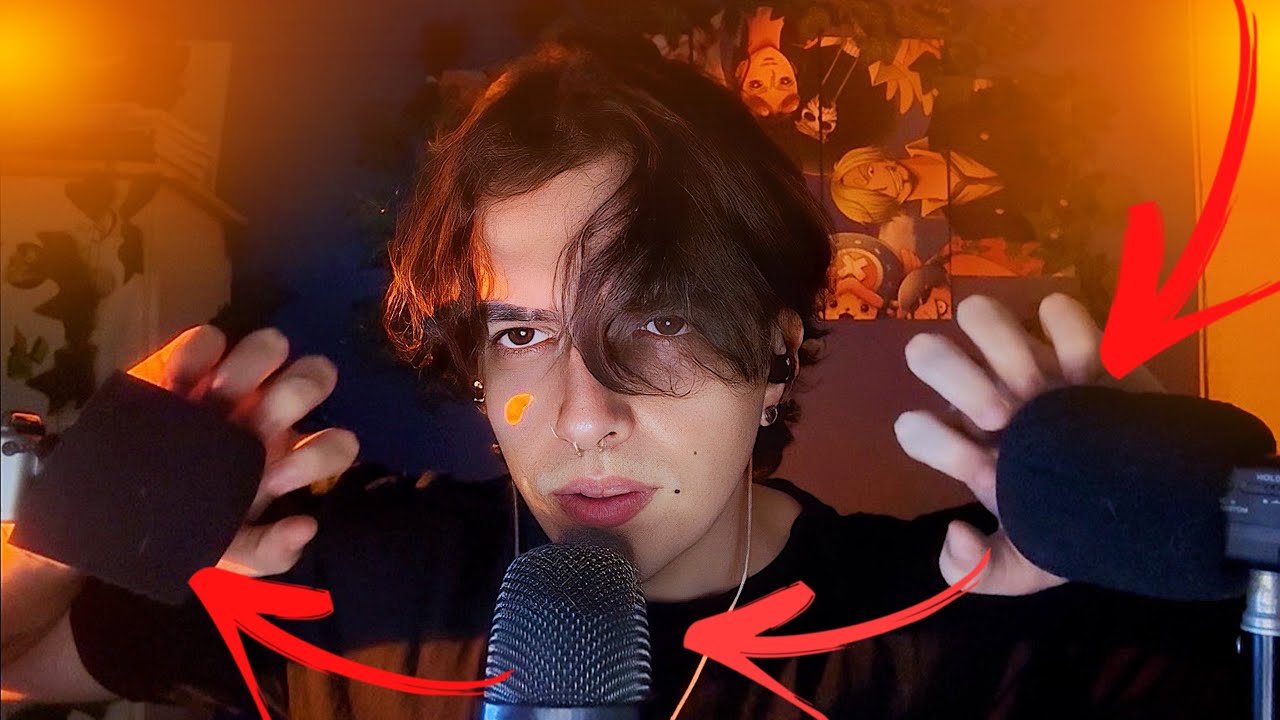 ASMR com 3 MICROFONES de ORELHA a ORELHA 👂