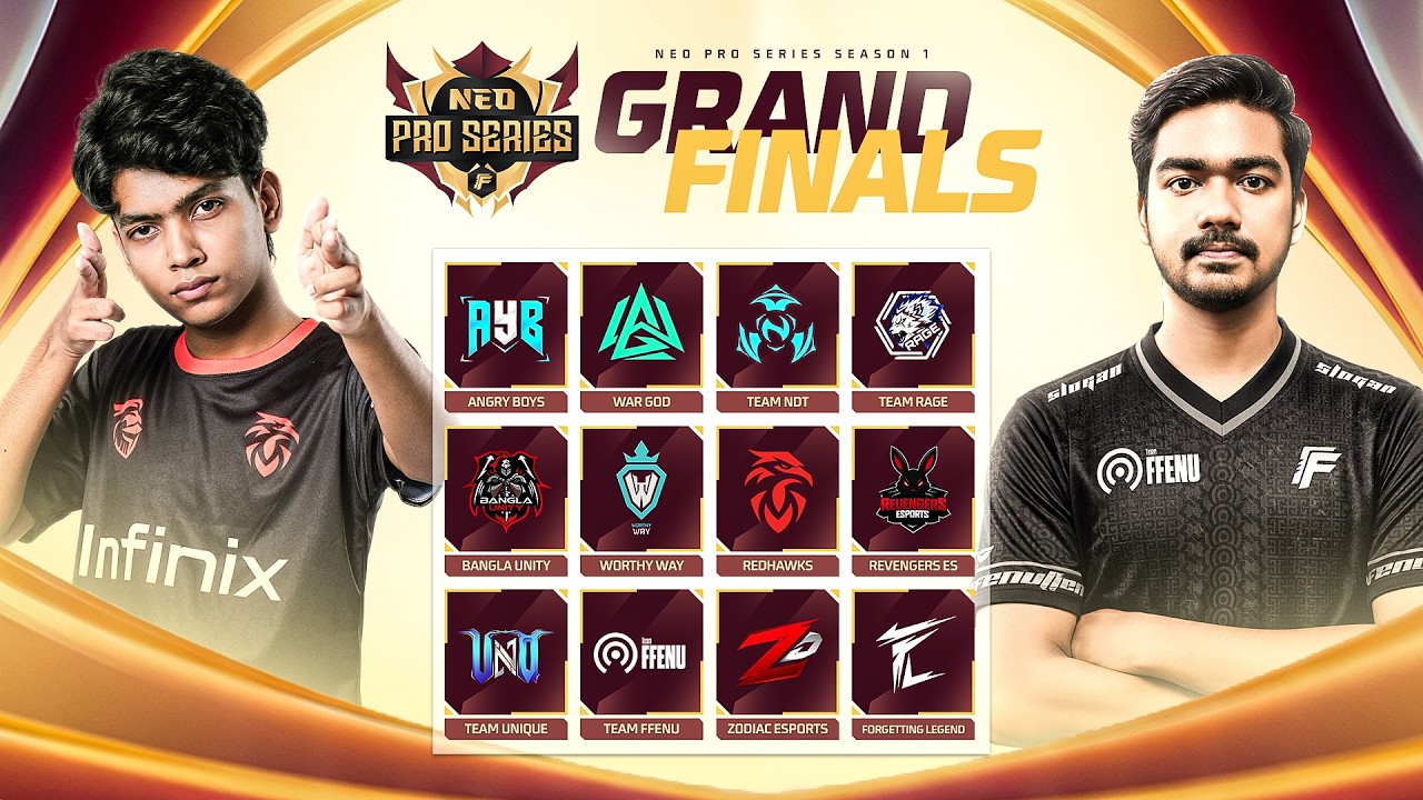 [🔴LIVE] GRAND FINALE - 50K PRIZEMONEY NEO PRO SERIES ft. @RedHawksOfficials @Blade_On_Top