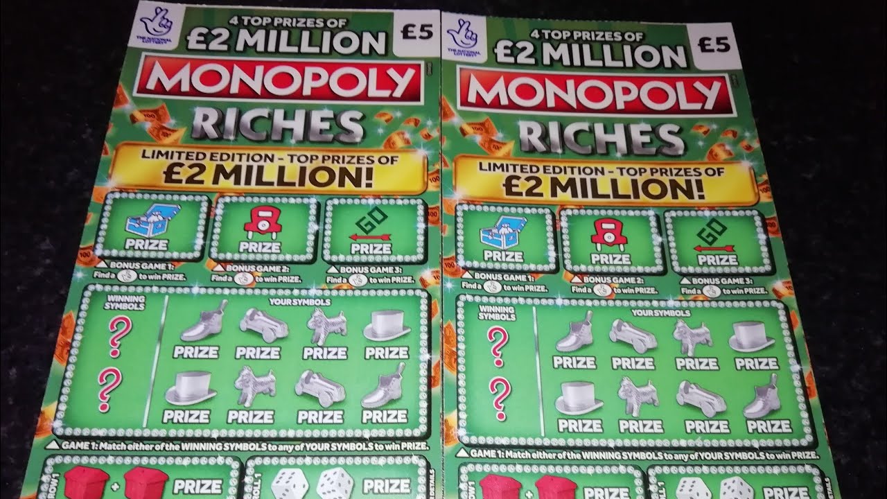Monopoly Riches Scratch Cards. Lucky or Not?🍀🍀🍀