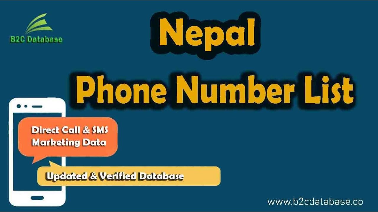 Nepal Phone Number List