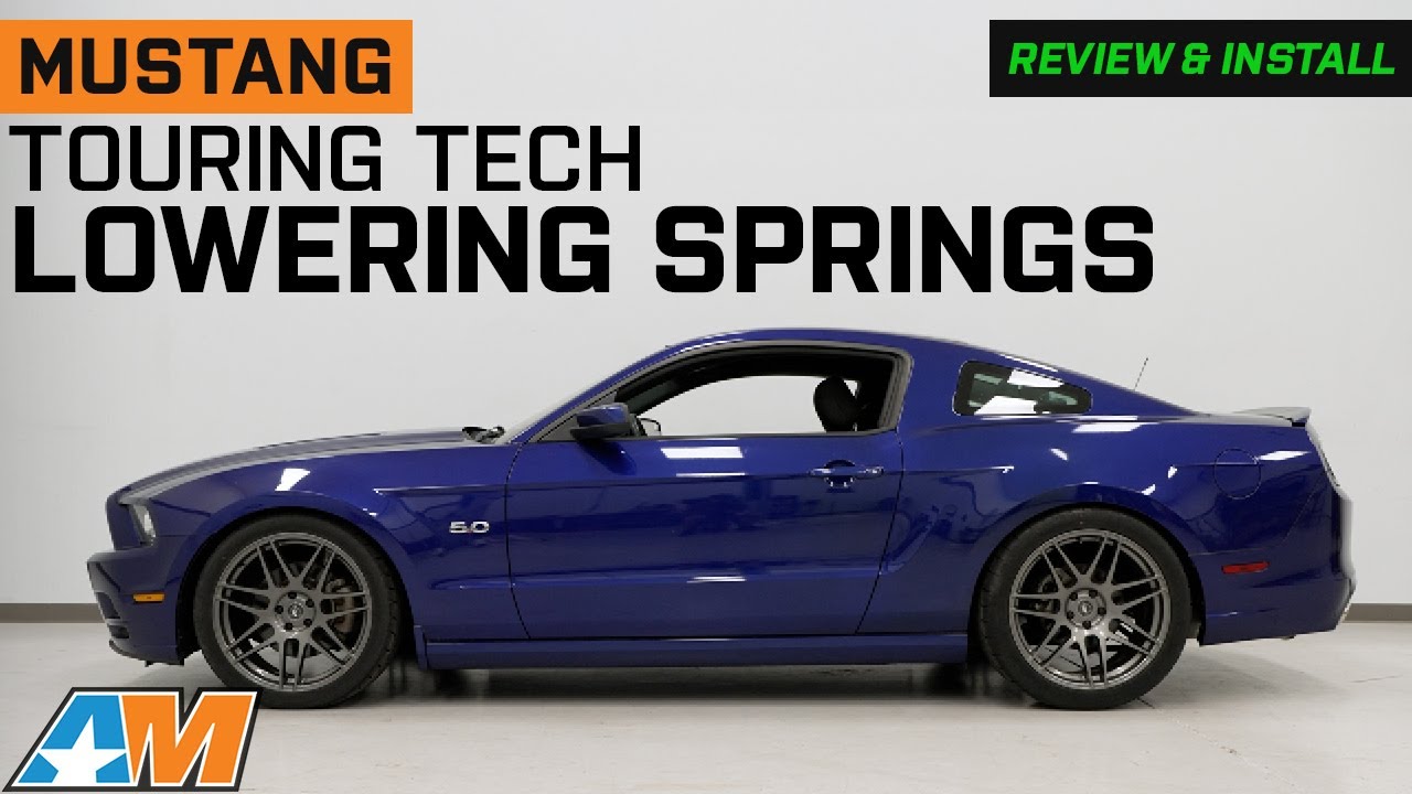 2005-2014 Mustang Touring Tech Performance Series Lowering Spring Review & Install