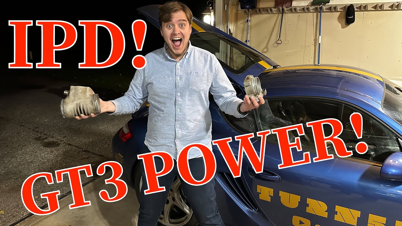 Our Cayman gets a GT3 Throttle Body and IPD Intake Plenum!