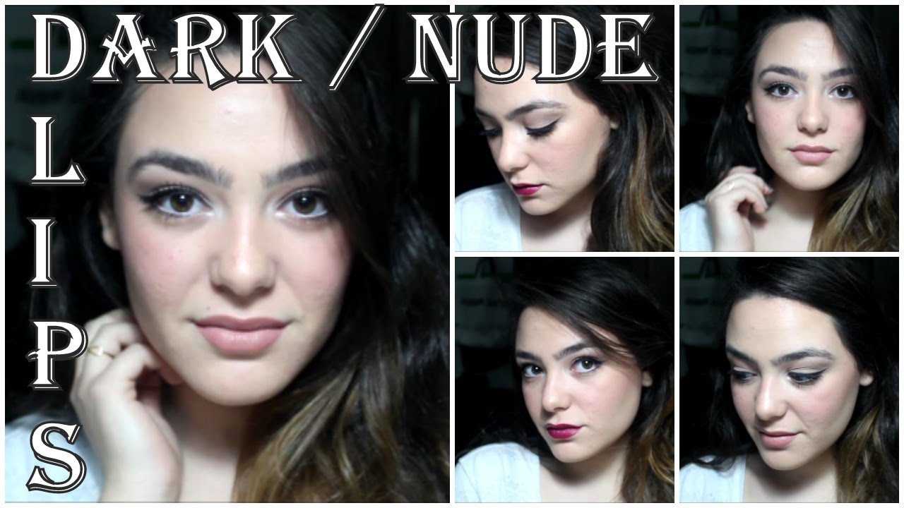 Dark/Nude lips (Fall Makeup Look) + mini D.I.Y ;)