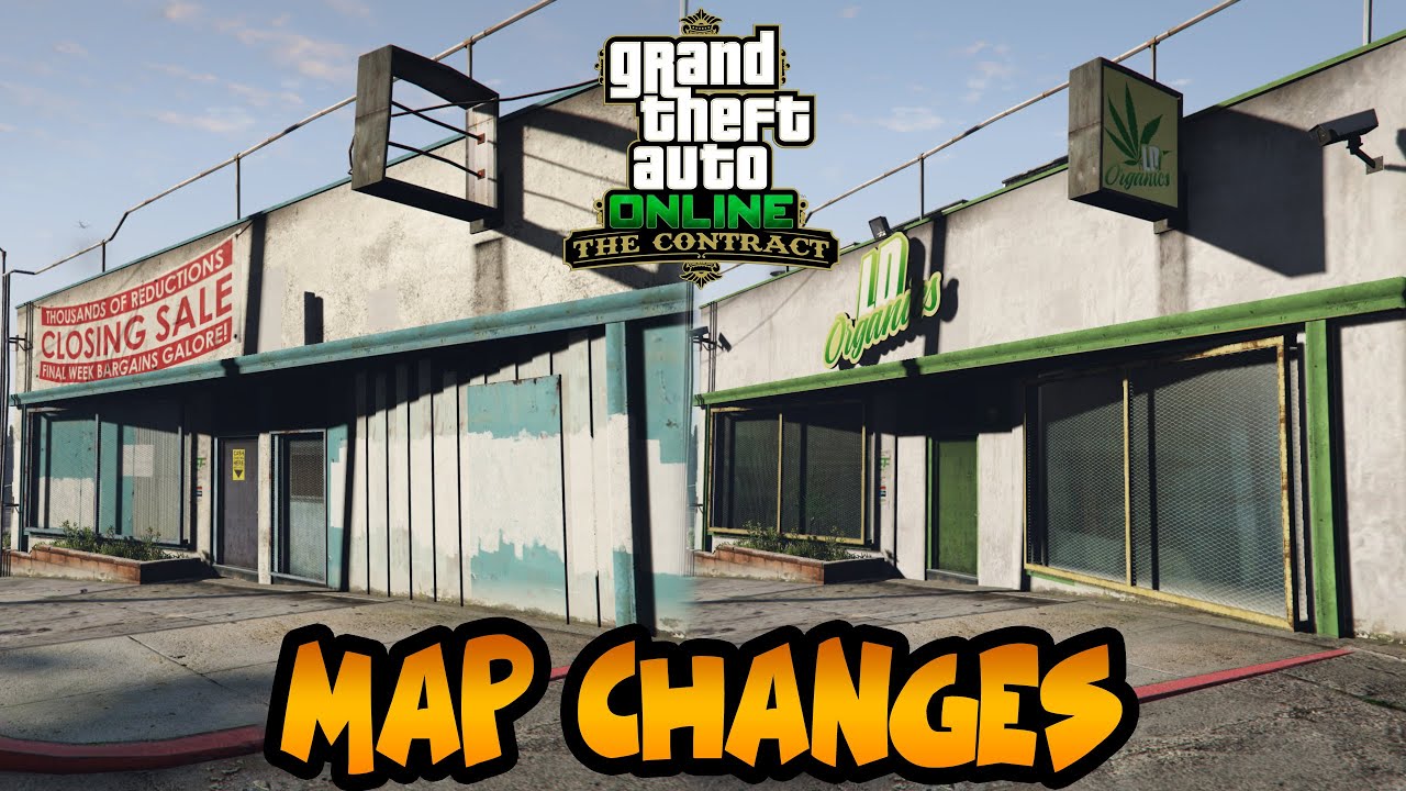 Online map VS Singleplayer map - The Contract DLC