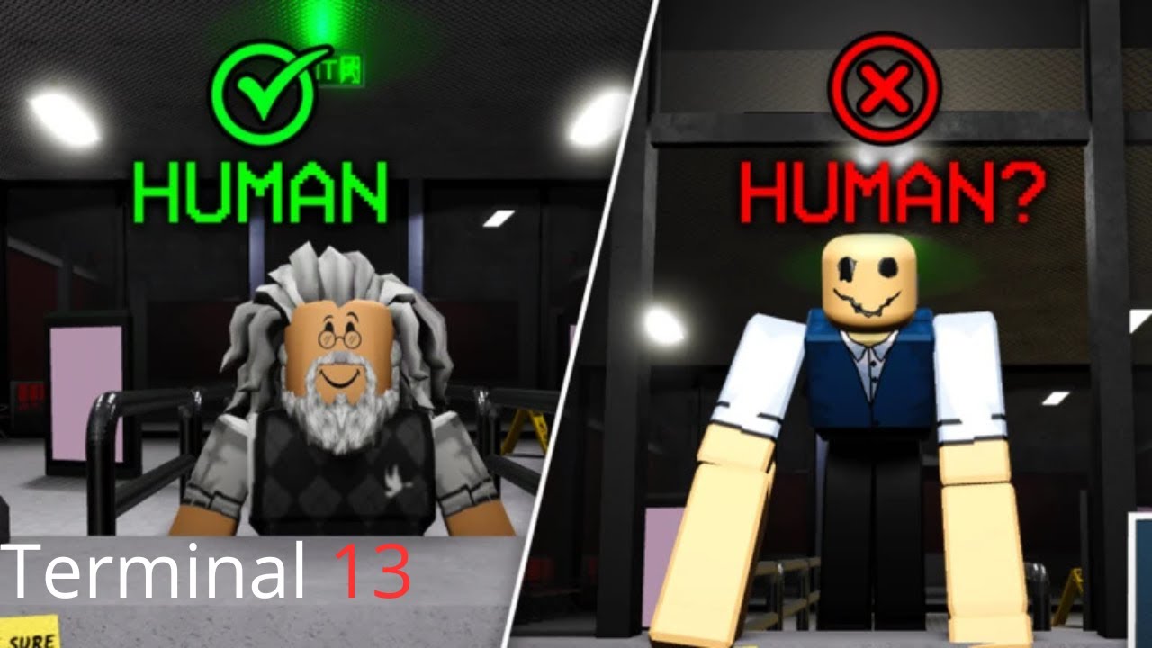 O Impostor Não Passa! - Jogando Terminal 13: Not Human (Roblox)