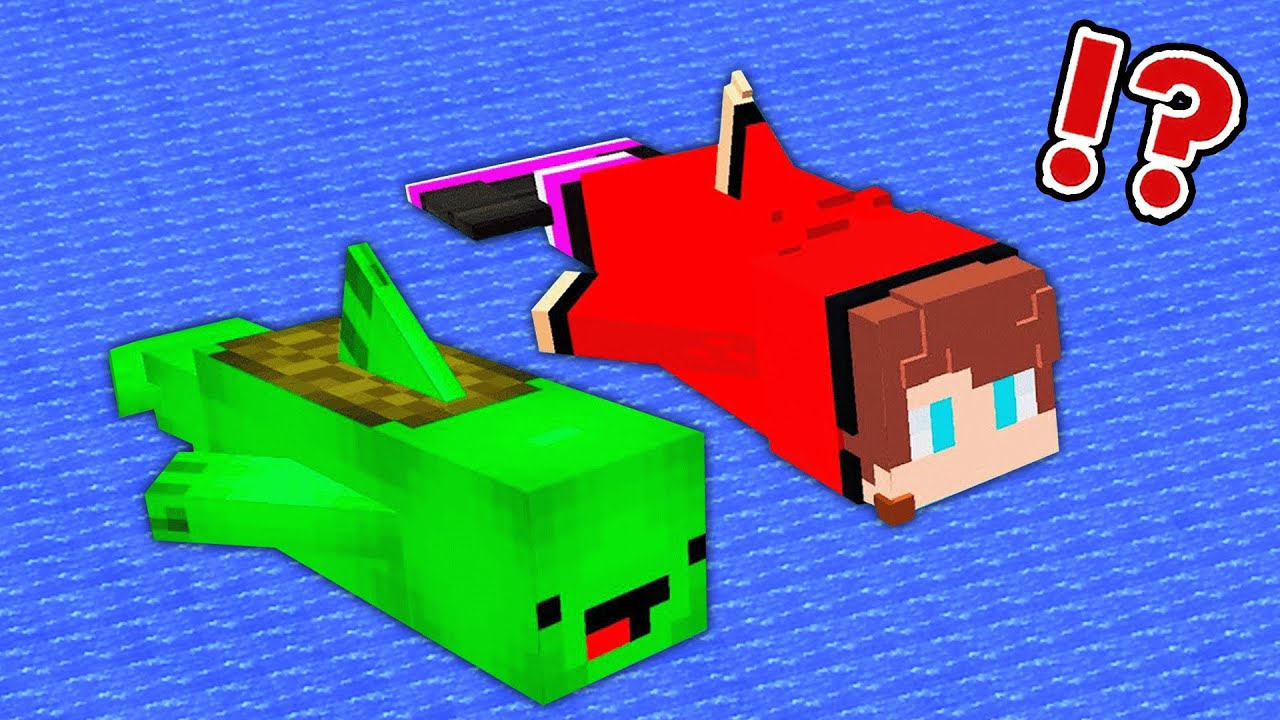 Why did JJ AND MIKEY TURN INTO FISH in Minecraft ?