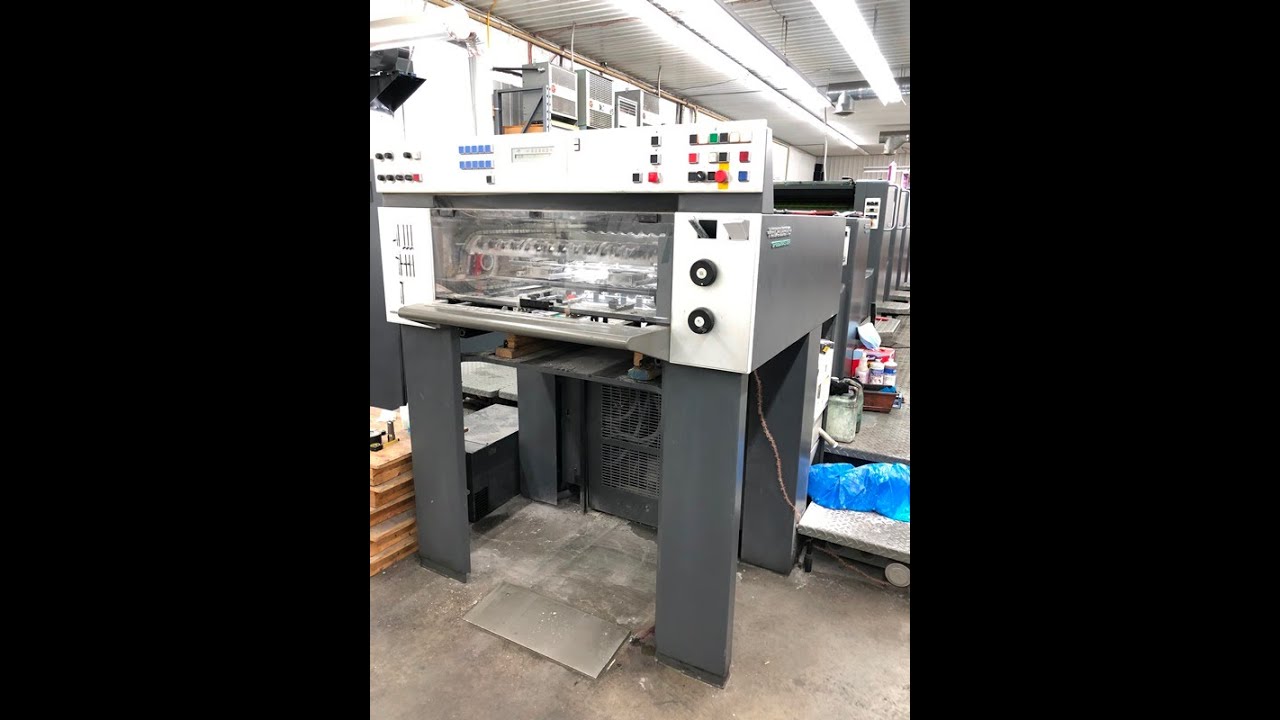 heidelberg speedmaster sm 74 4ph four color offset with coater for sale   Gab Supplies Ltd   1999