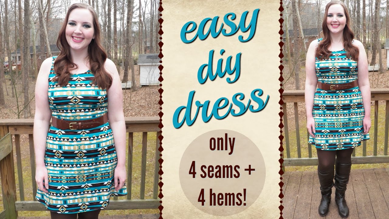 How to Make a Dress Easy | Sewing Projects for Beginners | How to Sew a Dress