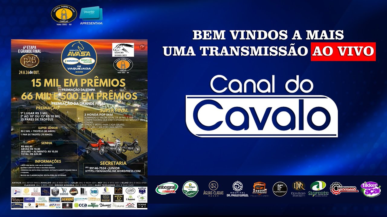 VAQUEJADA PARQUE ASA BRANCA JOÃO CÂMARA /RN CIRCUITO AVASA 2025