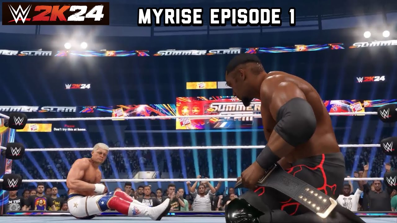 THE DARK HORSE IS TITAN SMITH?!? || WWE 2K24 MyRise Episode 1