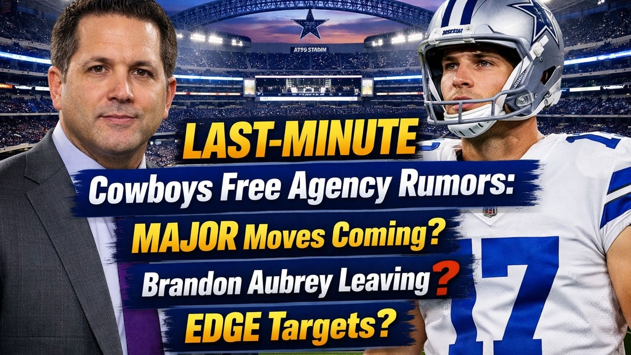 🚨 LAST-MINUTE Cowboys Rumors! Major Free Agency Moves Coming? Aubrey Leaving?!
