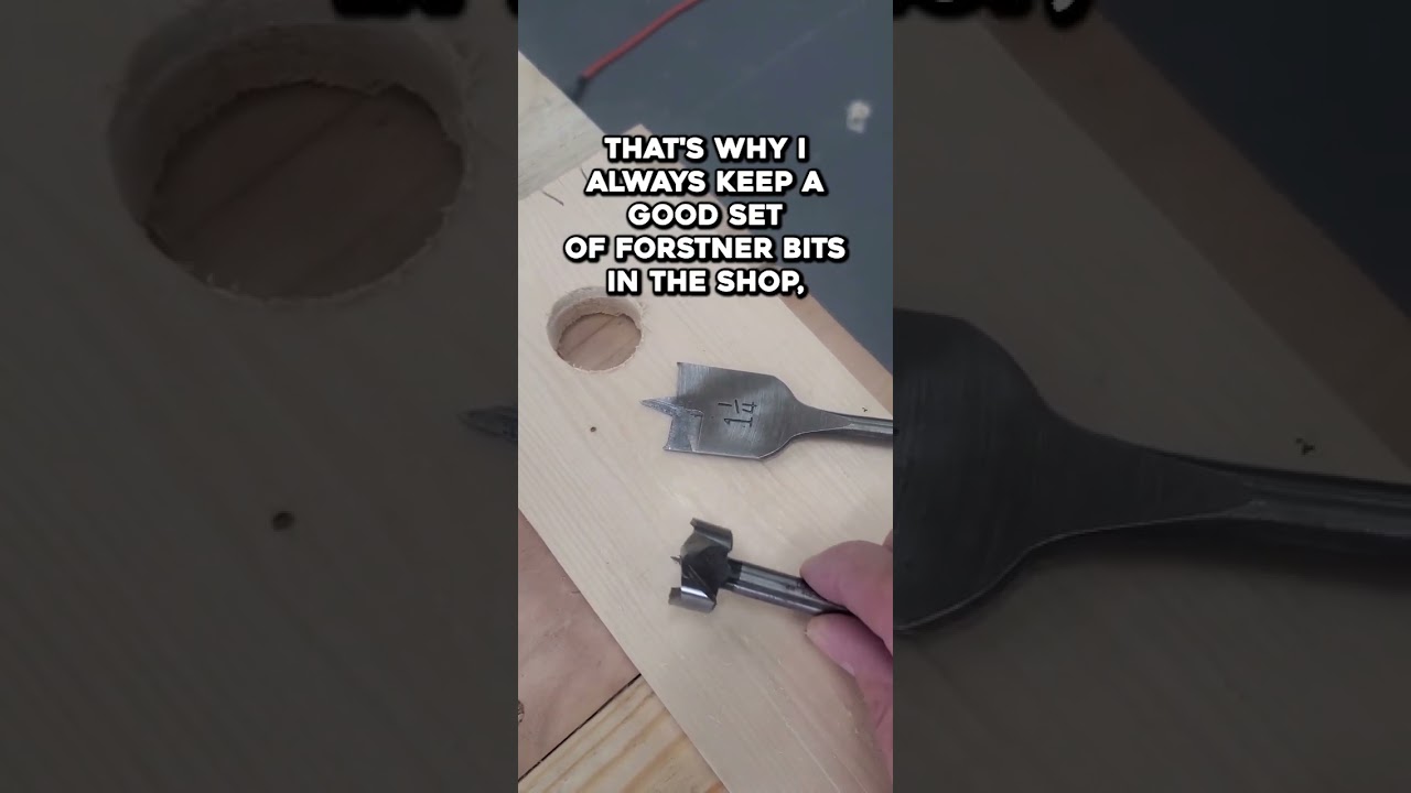 The 3 drill bits I can't live without #diy #woodworking #shorts