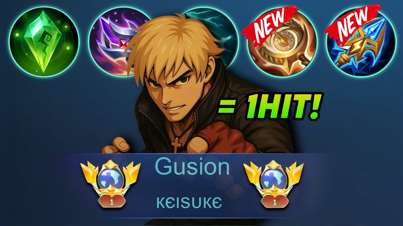 MOONTON THANKS FOR THIS NEW GUSION ONE SHOT BUILD 2026!! - Mobile Legends
