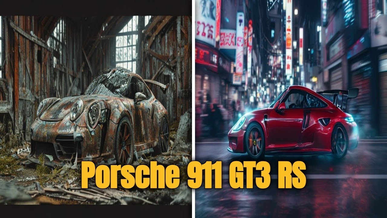 FULL RESTORATION 2025 Porsche 911 GT3 RS - From Scrap to Shiny Red! ✨