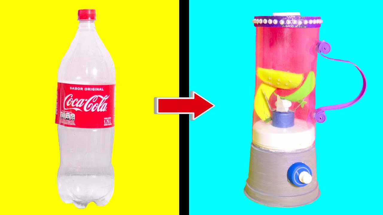 RECYCLE PLASTIC BOTTLES TURN INTO BLENDER