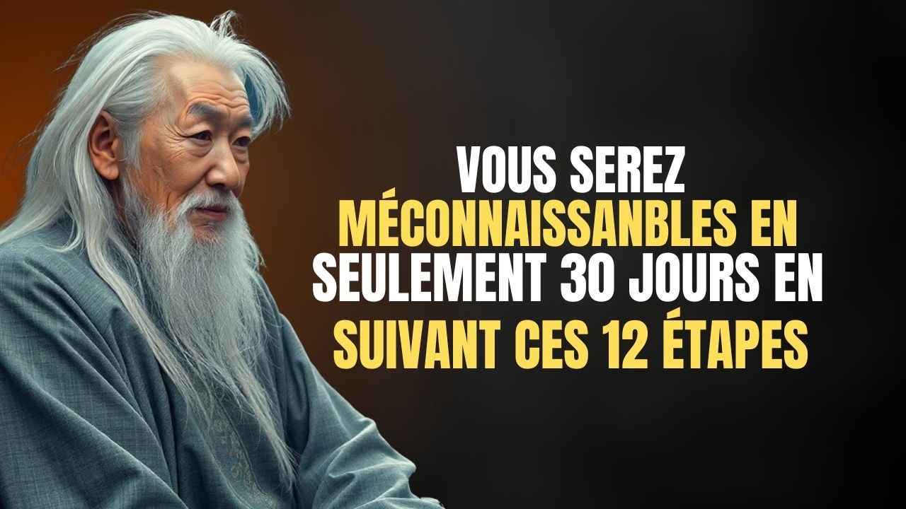 TU SERAS MÉCONNAISSABLE en SEULEMENT 30 JOURS EN SUIVANT CES 12 ÉTAPES STOÏCISME