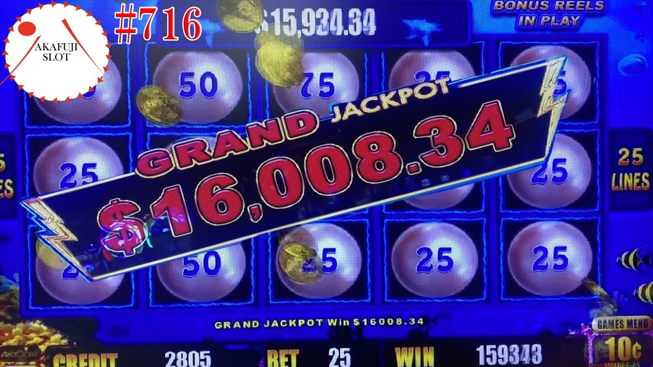 Review - Seven Seas Slot Machine & Grand Jackpot - Lightning Link @ San Manuel Casino, 赤富士スロット