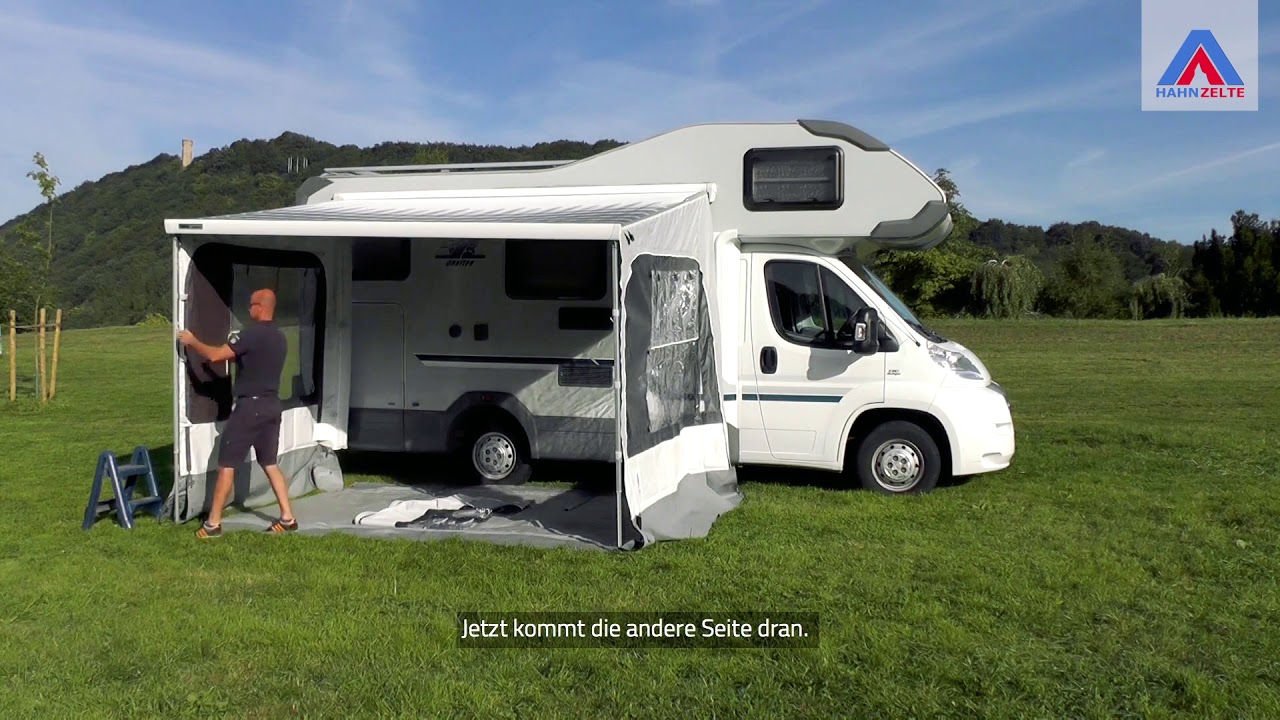 Hahn Zelte Aufbauvideo Korsika