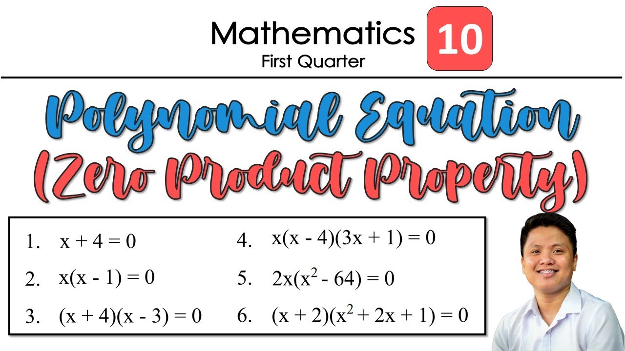 How to Solve Polynomial Equation using Zero Product Property | Grade 10