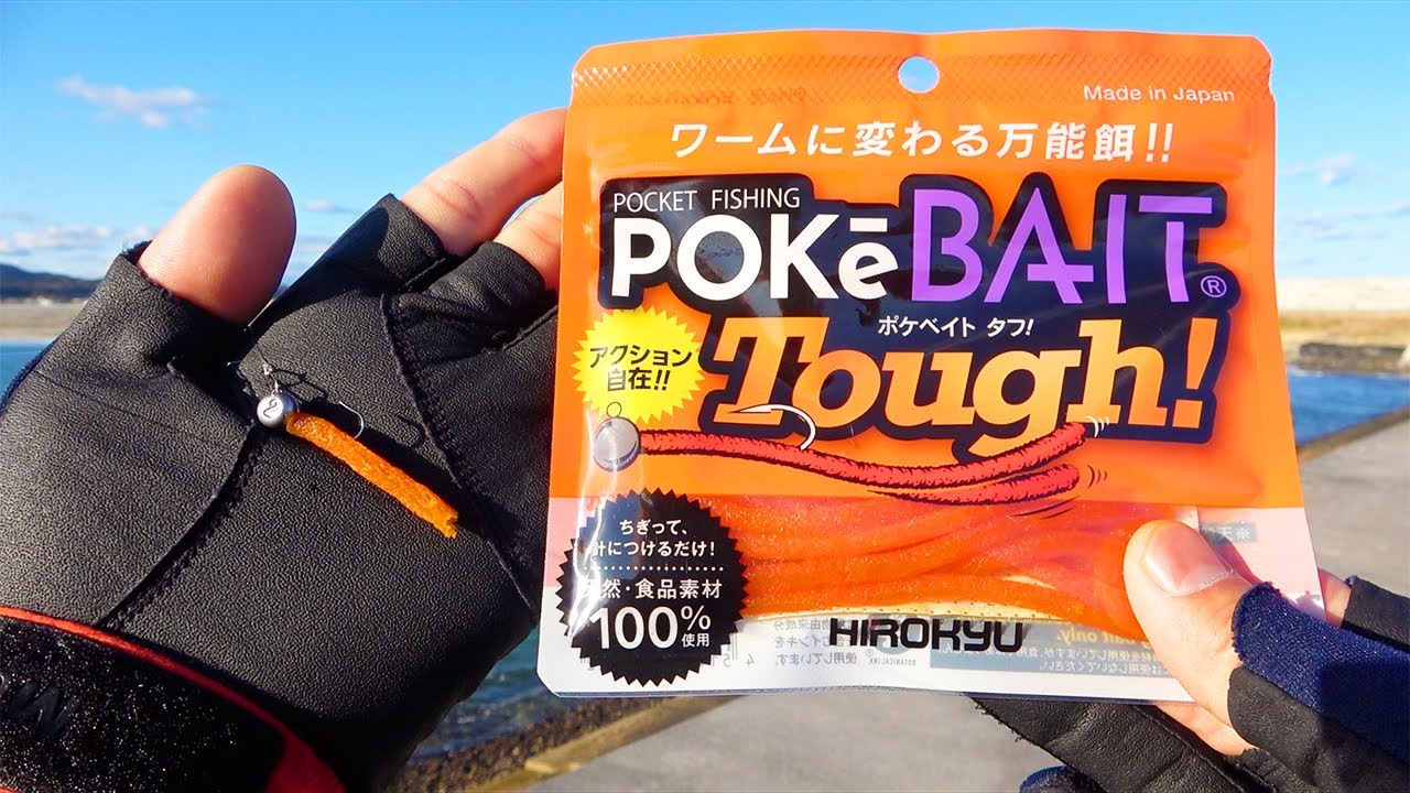 ワームに変わる万能餌「ポケベイトタフ」は本当に釣れるの？陸っぱりのライトゲームで徹底検証しました！
