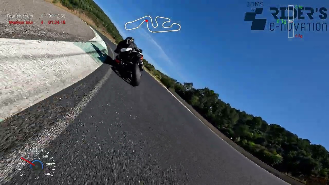 Cat&eacute;gorie Pilote  Circuit Moto Ales  Chrono 1'24''18