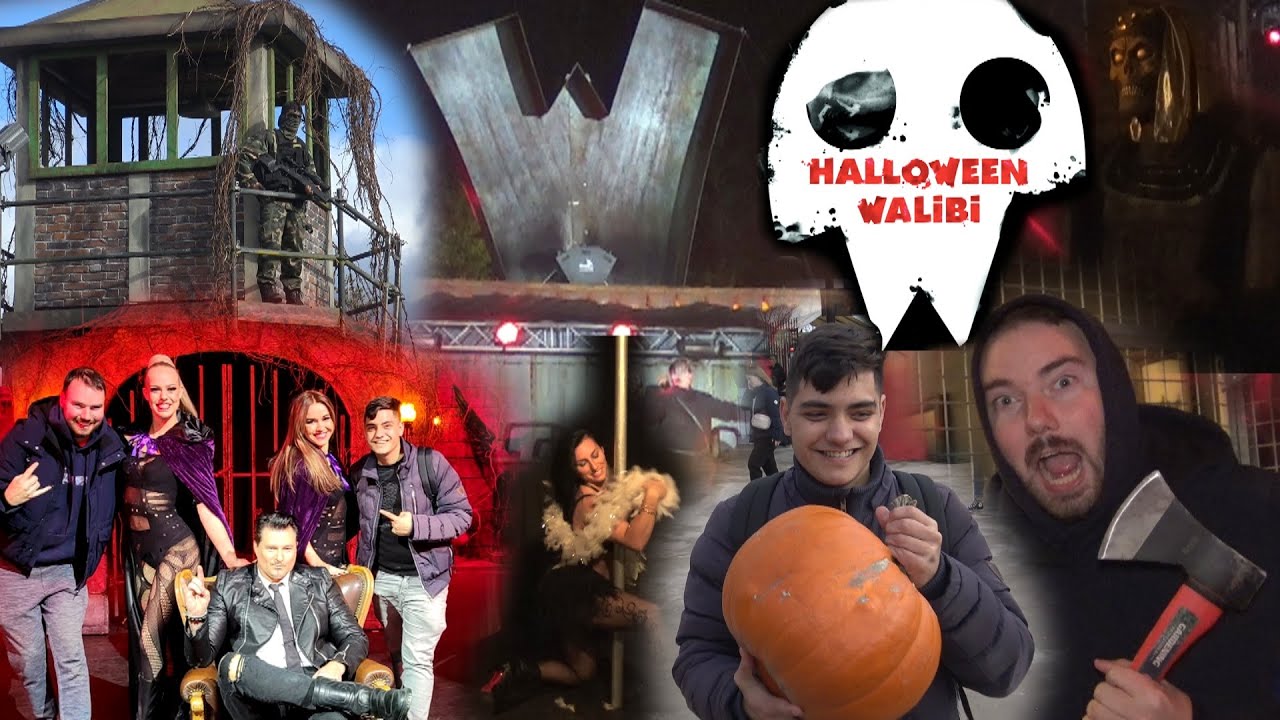 WALIBI BELGIUM HALLOWEEN VLOG - SPECTACULAIRE SPOOKHUIZEN! | MET BIJLEN GOOIEN IN EEN BAR!