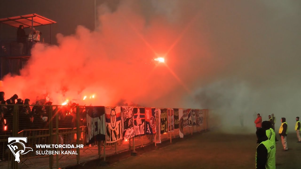 Torcida Split / NK Inter Zapre&scaron;ić - HNK Hajduk Split 1:1 (18. kolo HT Prva Liga)