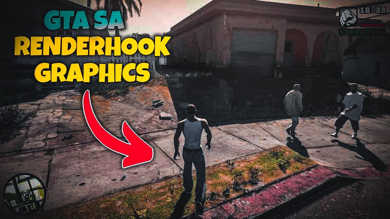 GTA SA &bull; Fully Classic Retextured &bull; Renderhook Graphics Modpack Android🔥