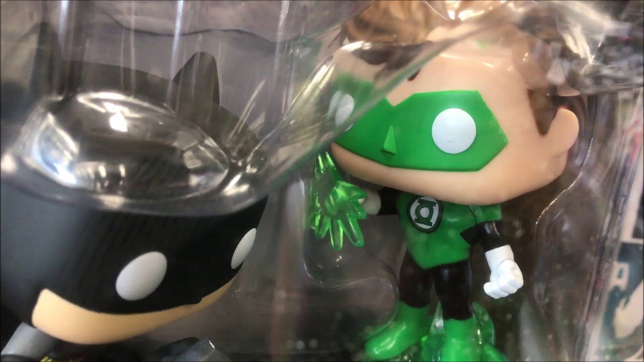 DC GREEN LANTERN AND BATMAN FUNKO POP COMIC MOMENTS BY JIM LEE GAMESTOP EXCLUSIVE #FUNKOPOP
