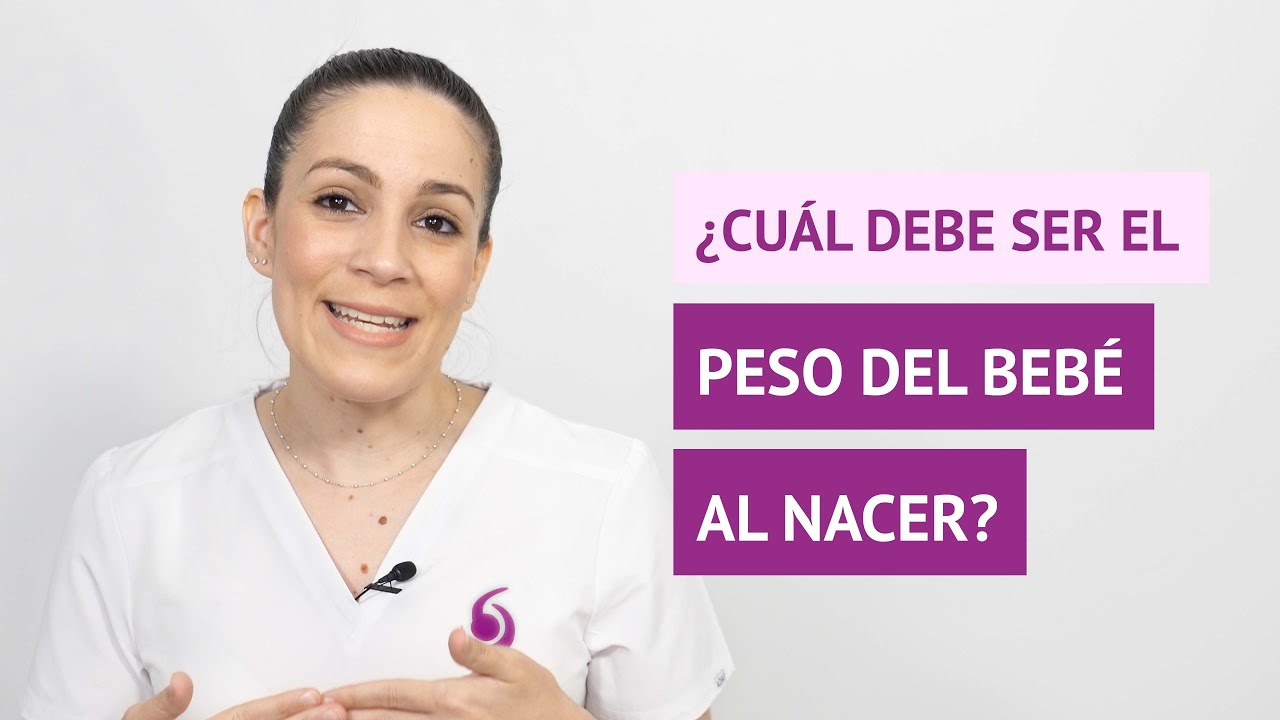 &iquest;Cu&aacute;nto debe pesar un beb&eacute; al nacer?