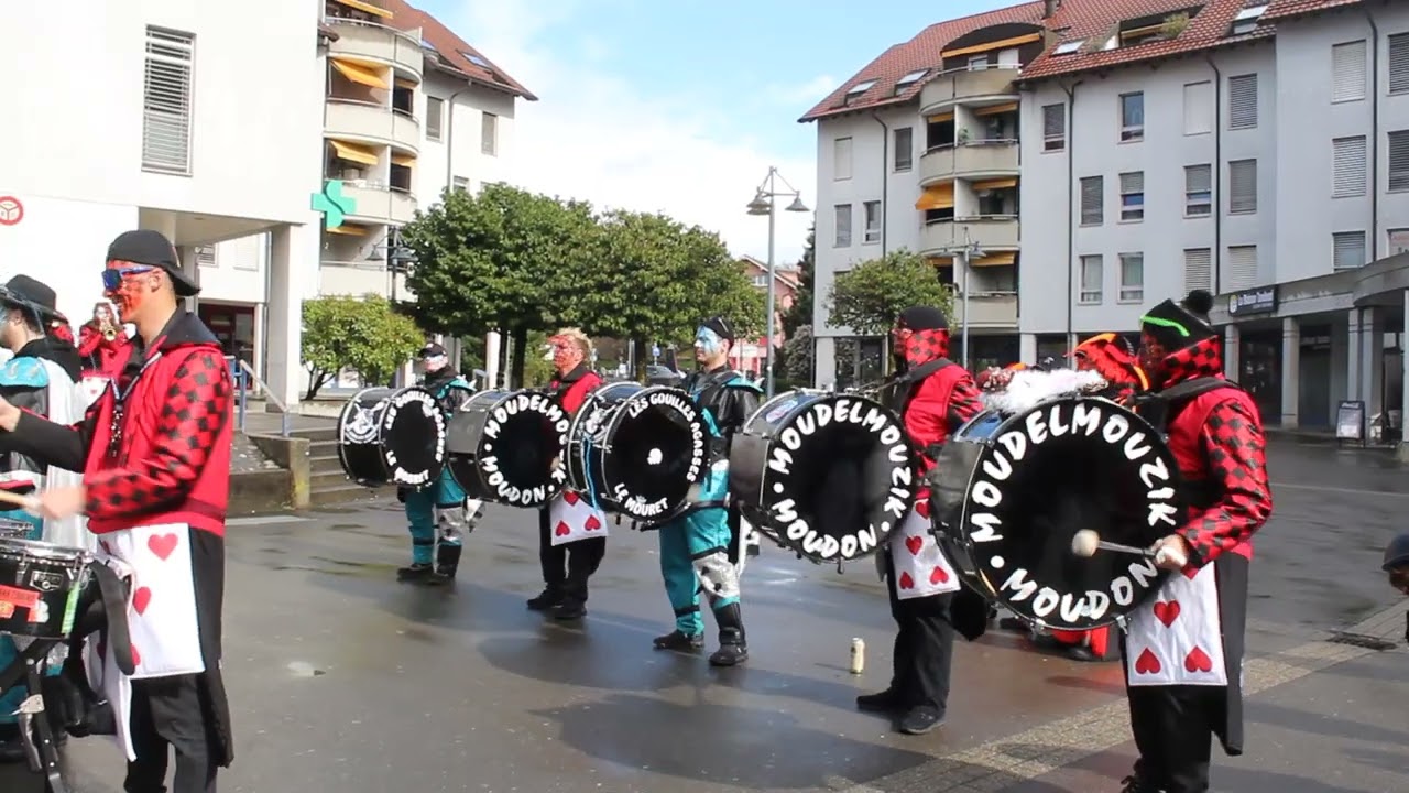Moudelmouzik Moudon/Les Gouilles Agasses Le Mouret Fasnacht Bussigny 1.4.2023
