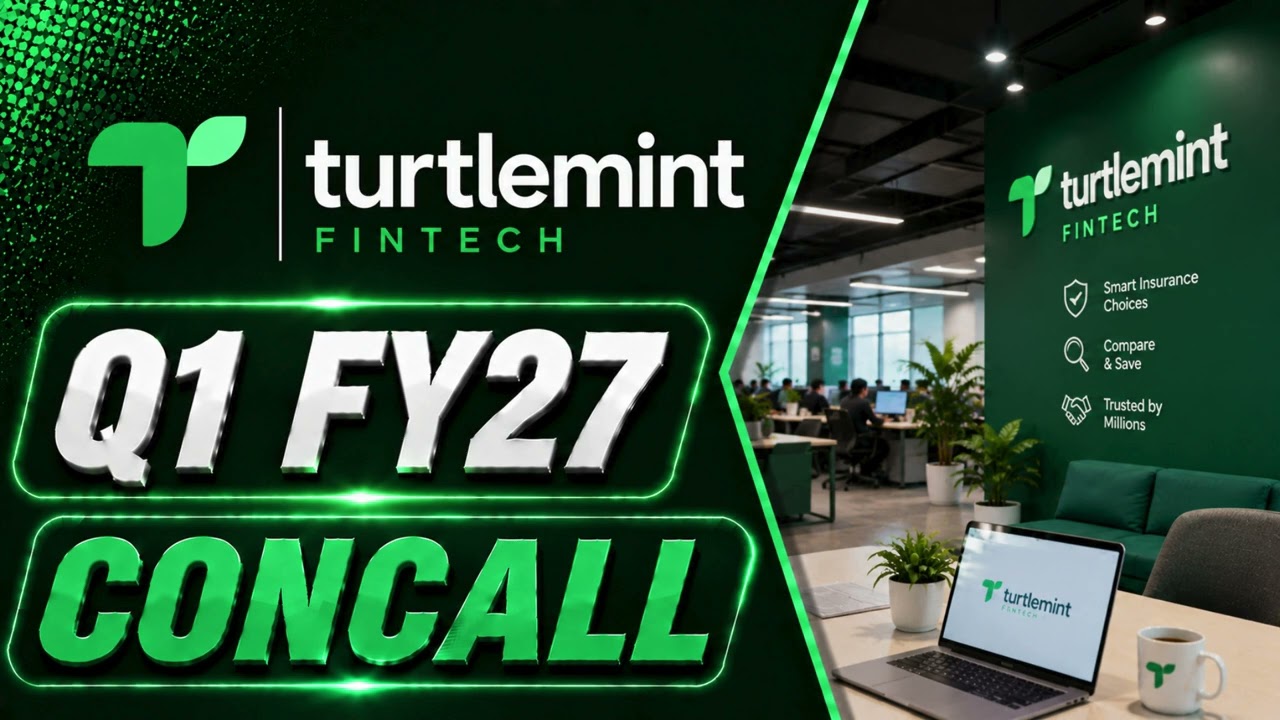 Turtlemint Fintech Q1 FY27 Concall: Health Insurance & Motor Insurance Power the Next Growth Phase