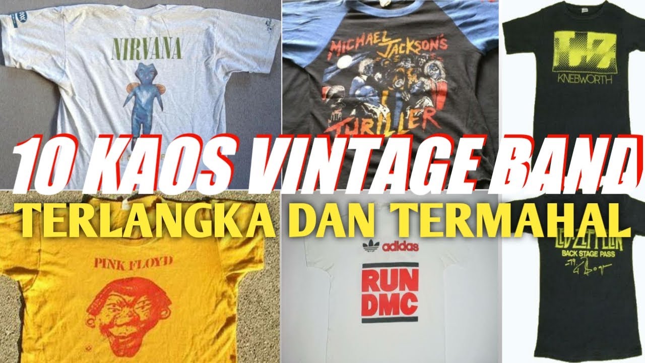 Nemu Ini Auto Kaya!!!- 10 Kaos Vintage Terlangka dan Termahal Di Dunia